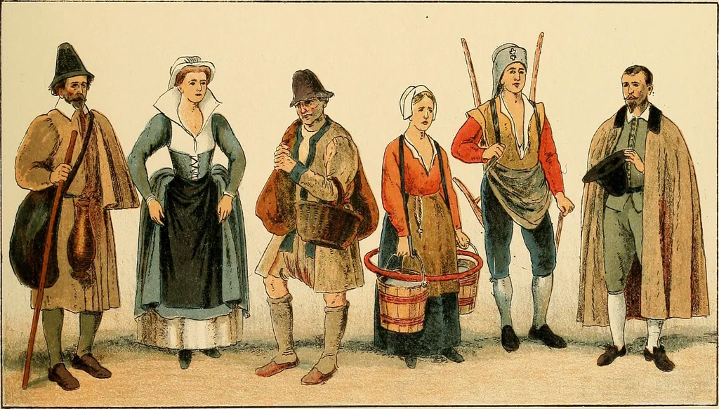 An illustration from Geschichte des Kostüms, 1905, leaf 262