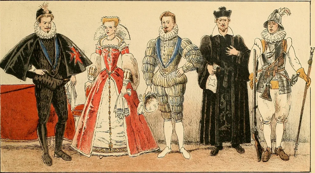 An illustration from Geschichte des Kostüms, 1905, leaf 266