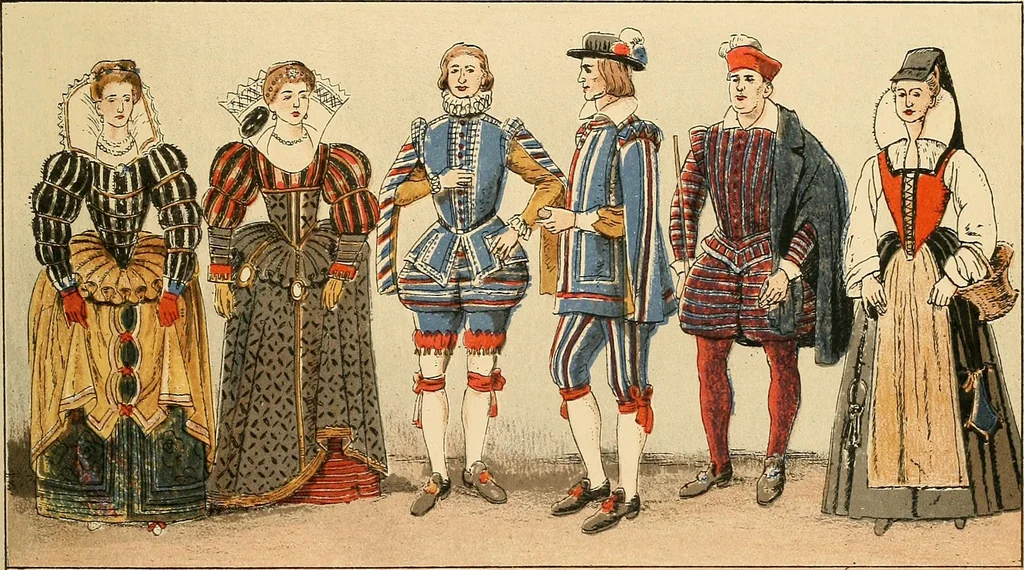 An illustration from Geschichte des Kostüms, 1905, leaf 266