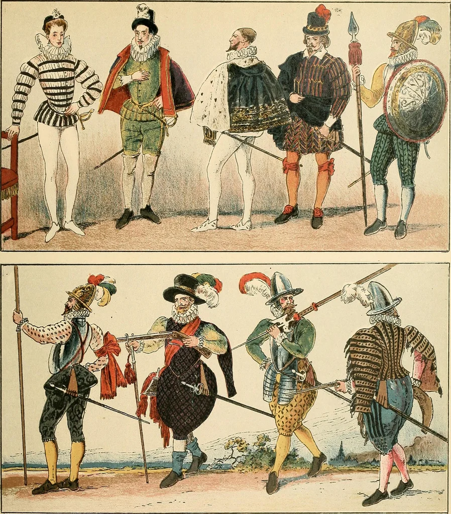 An illustration from Geschichte des Kostüms, 1905, leaf 270