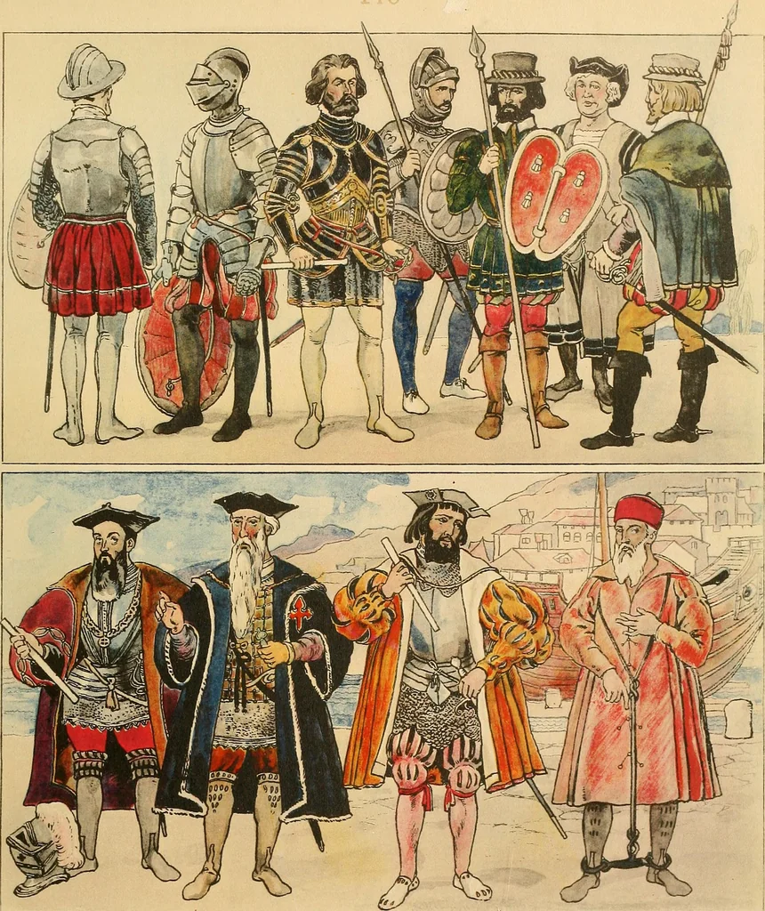 An illustration from Geschichte des Kostüms, 1905, leaf 282