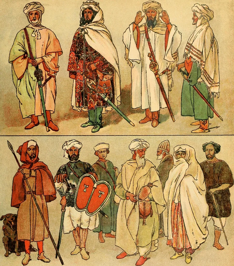 An illustration from Geschichte des Kostüms, 1905, leaf 292