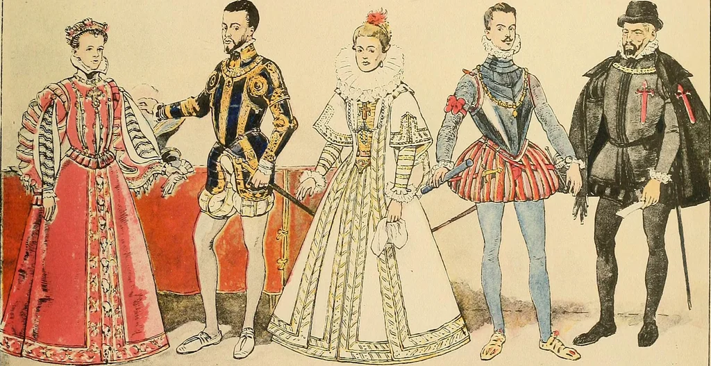 An illustration from Geschichte des Kostüms, 1905, leaf 300