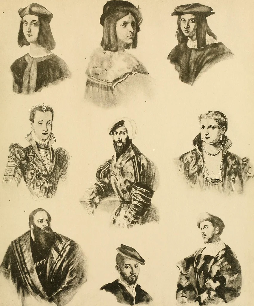 An illustration from Geschichte des Kostüms, 1905, leaf 318