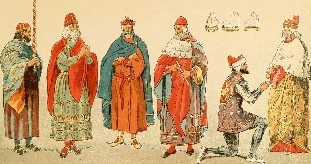 An illustration from Geschichte des Kostüms, 1905, leaf 322