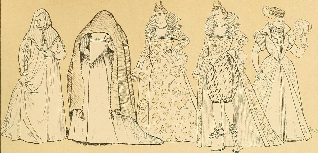 An illustration from Geschichte des Kostüms, 1905, leaf 326