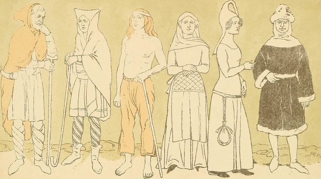 An illustration from Geschichte des Kostüms, 1905, leaf 46