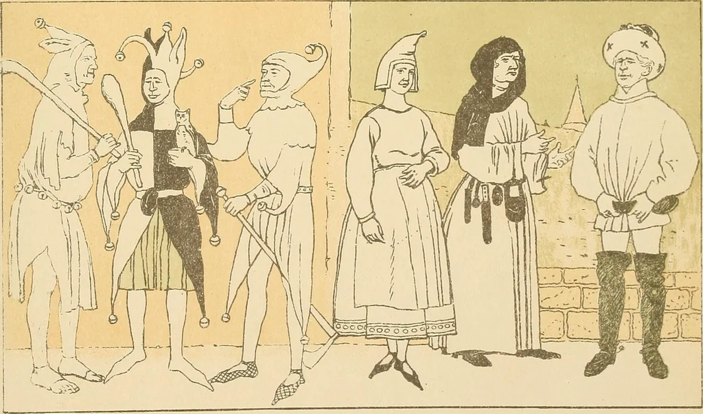 An illustration from Geschichte des Kostüms, 1905, leaf 46