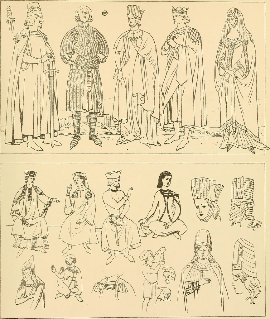 An illustration from Geschichte des Kostüms, 1905, leaf 50