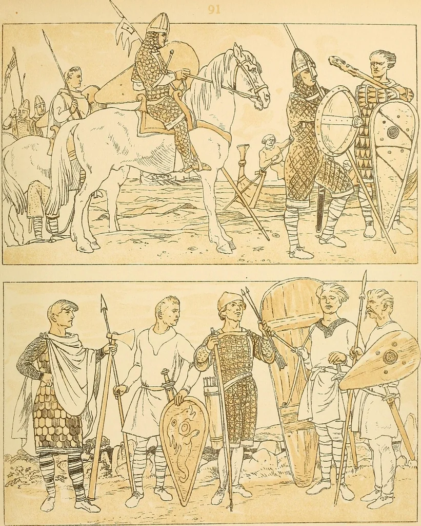 An illustration from Geschichte des Kostüms, 1905, leaf 54