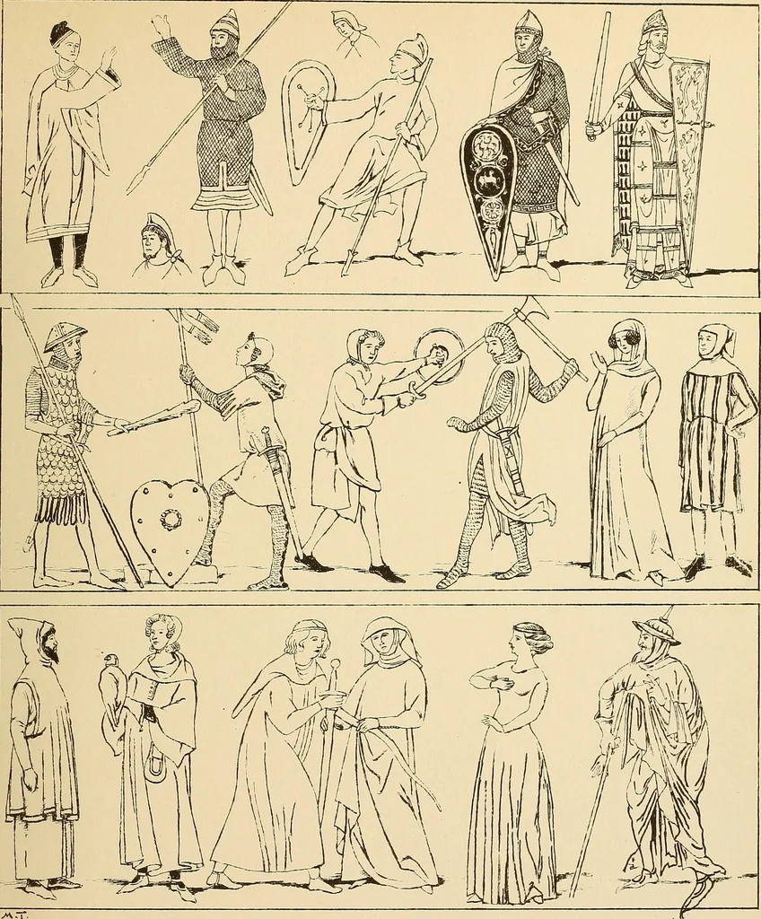 An illustration from Geschichte des Kostüms, 1905, leaf 62