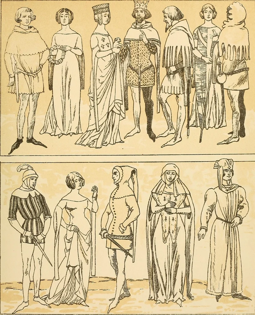 An illustration from Geschichte des Kostüms, 1905, leaf 68