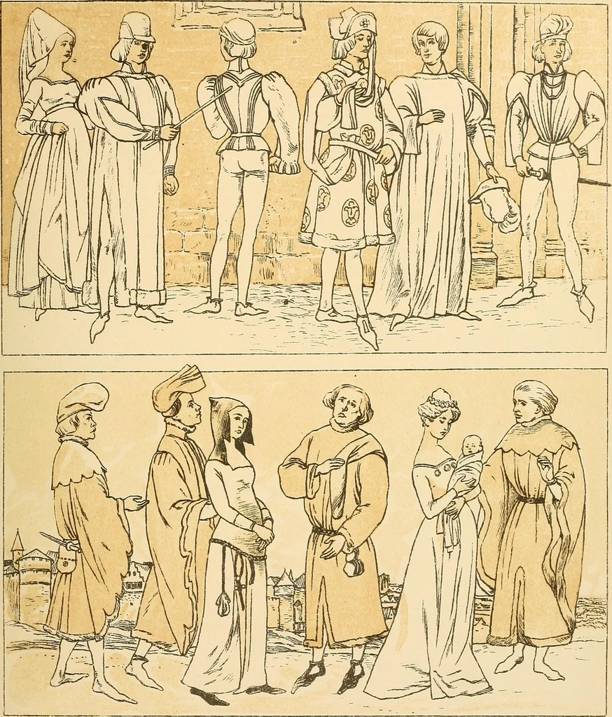 An illustration from Geschichte des Kostüms, 1905, leaf 70