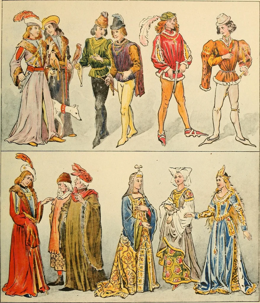 An illustration from Geschichte des Kostüms, 1905, leaf 76