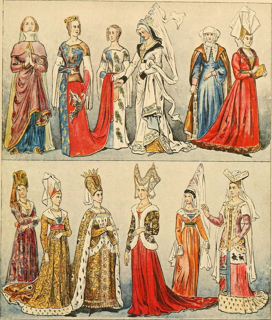 An illustration from Geschichte des Kostüms, 1905, leaf 78