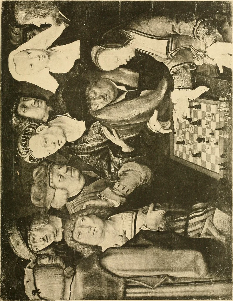 An illustration from Geschichte des Kostüms, 1905, leaf 90