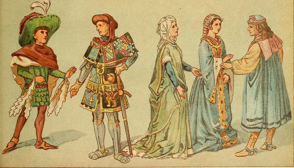 An illustration from Geschichte des Kostüms, 1905, leaf 96