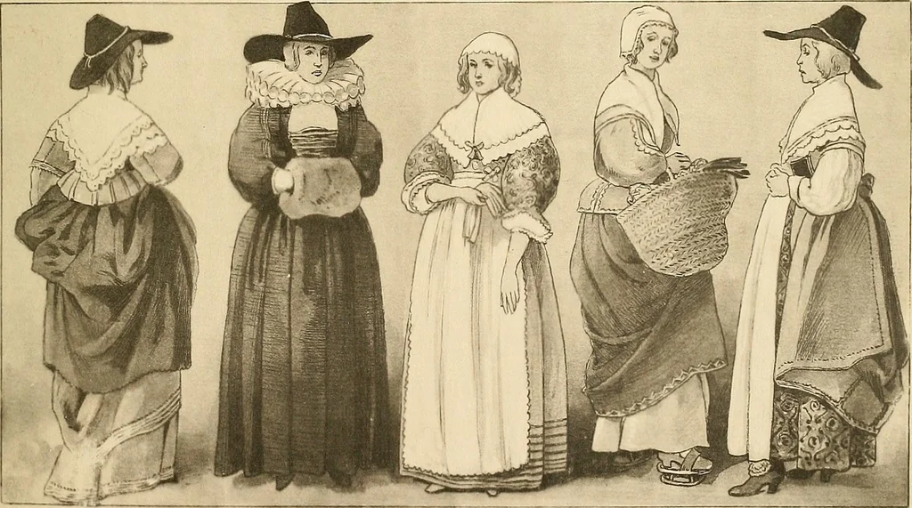 An illustration from Geschichte des Kostüms, 1905, leaf 101