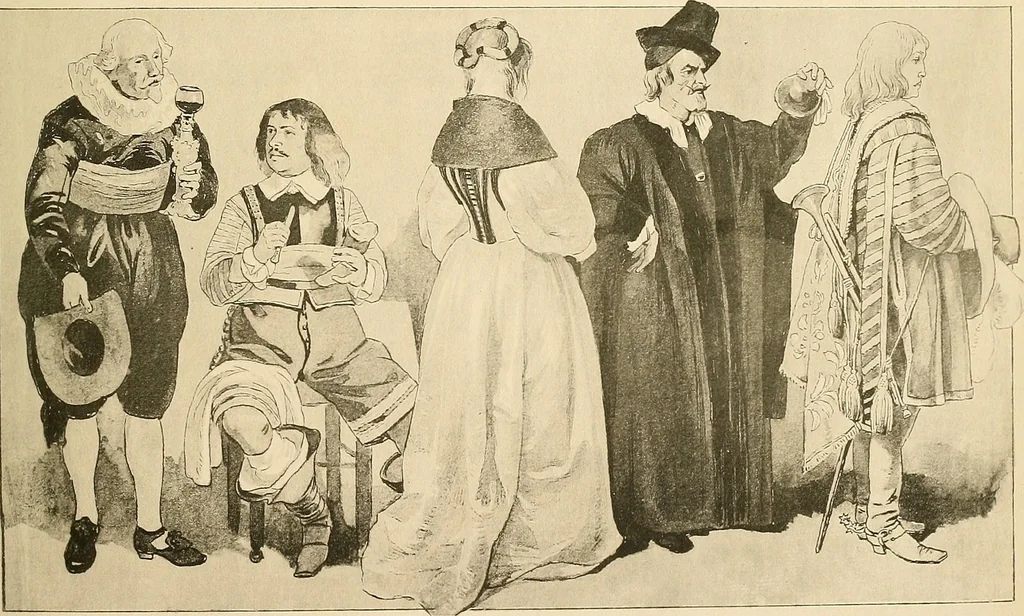 An illustration from Geschichte des Kostüms, 1905, leaf 121