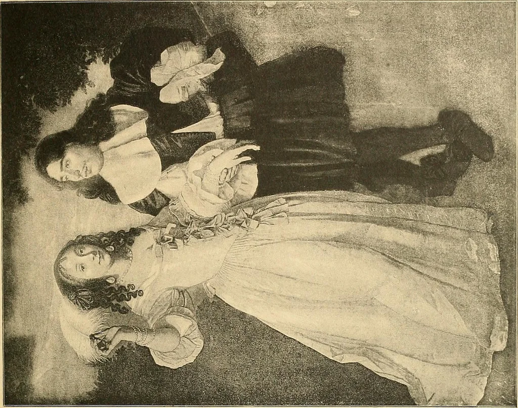 An illustration from Geschichte des Kostüms, 1905, leaf 125