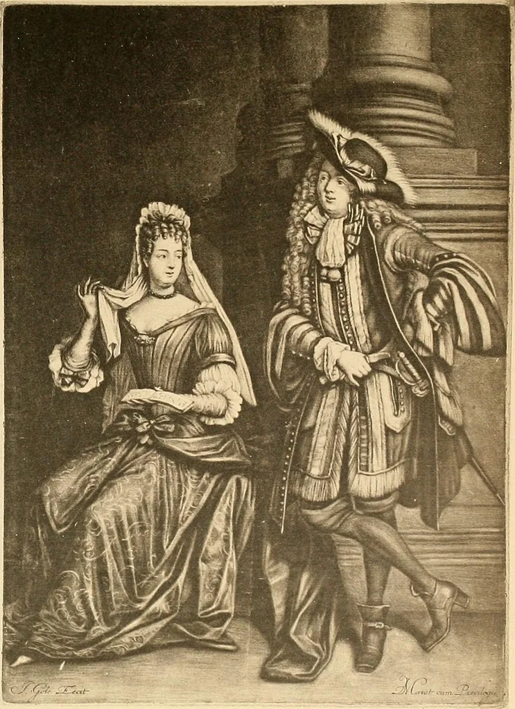 An illustration from Geschichte des Kostüms, 1905, leaf 133