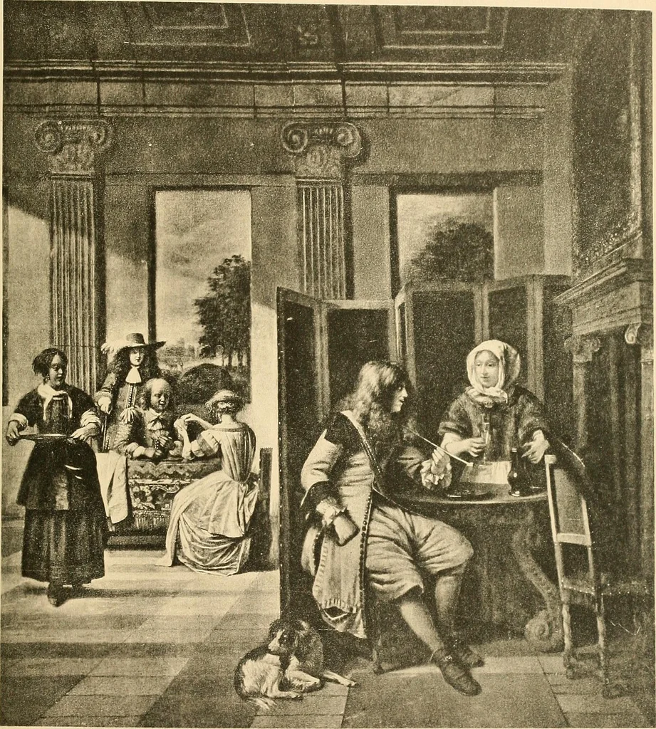 An illustration from Geschichte des Kostüms, 1905, leaf 141