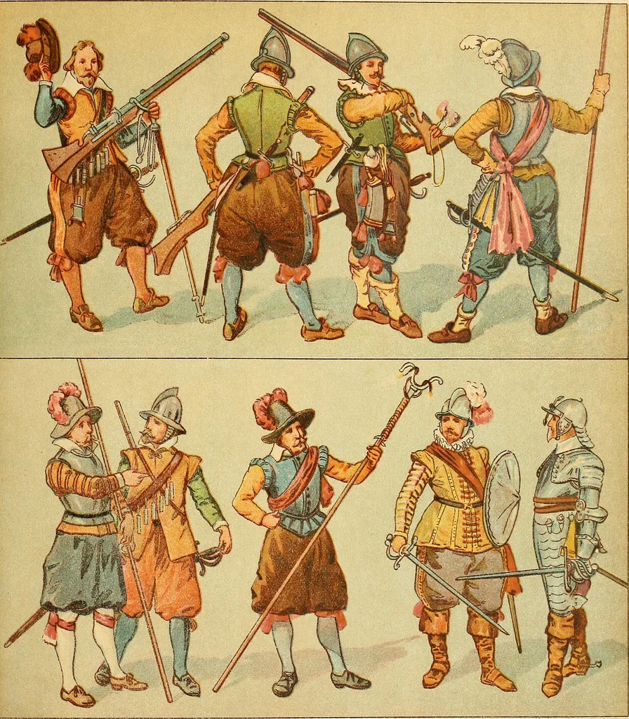 An illustration from Geschichte des Kostüms, 1905, leaf 151