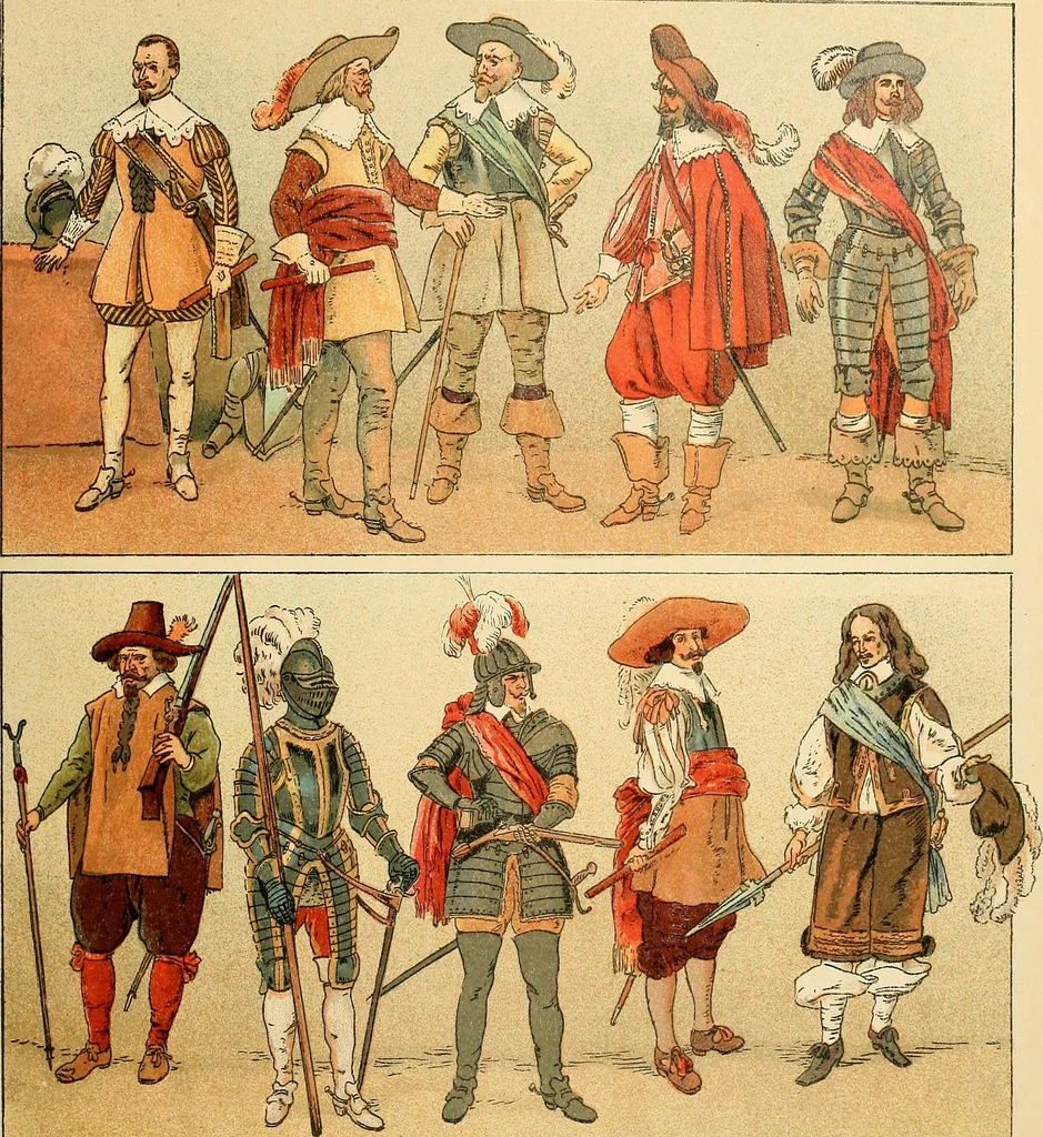 An illustration from Geschichte des Kostüms, 1905, leaf 159