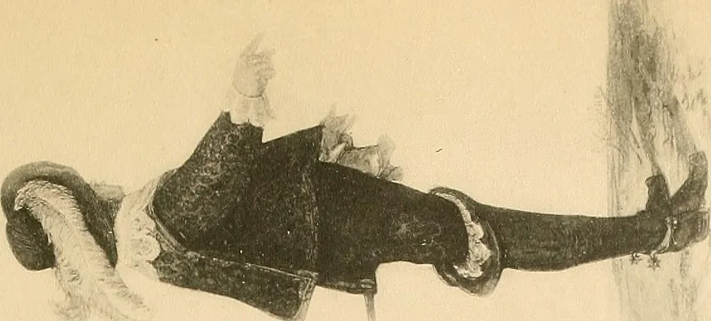 An illustration from Geschichte des Kostüms, 1905, leaf 187