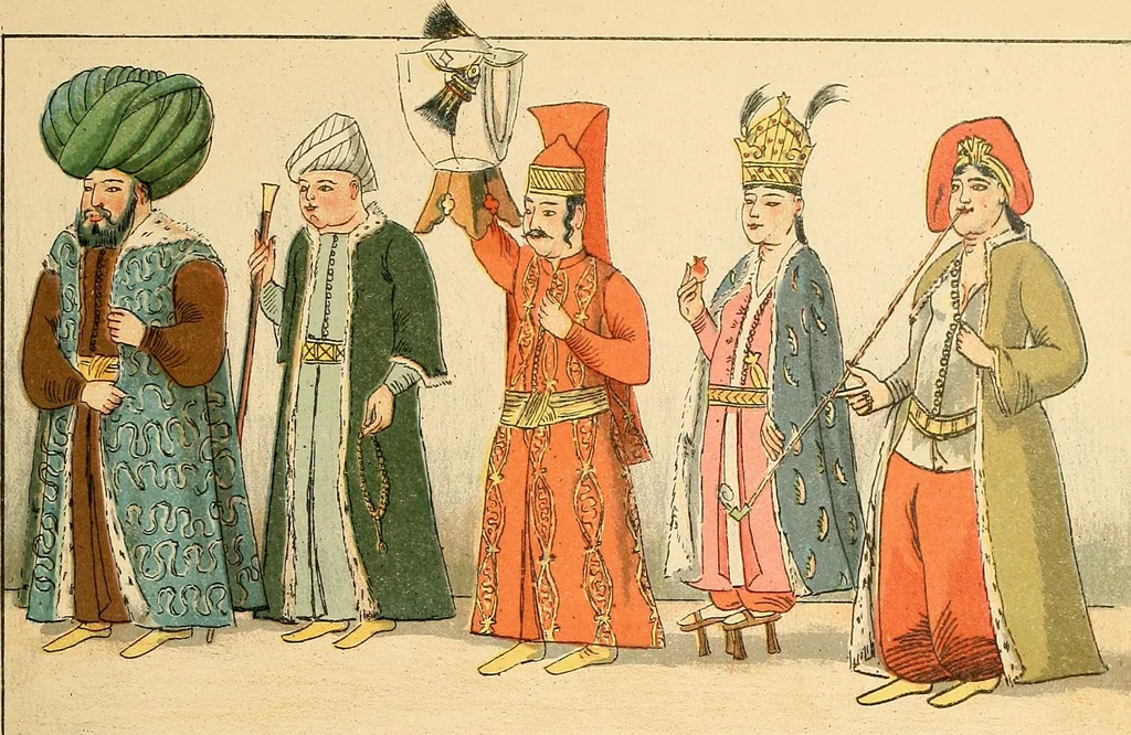 An illustration from Geschichte des Kostüms, 1905, leaf 203