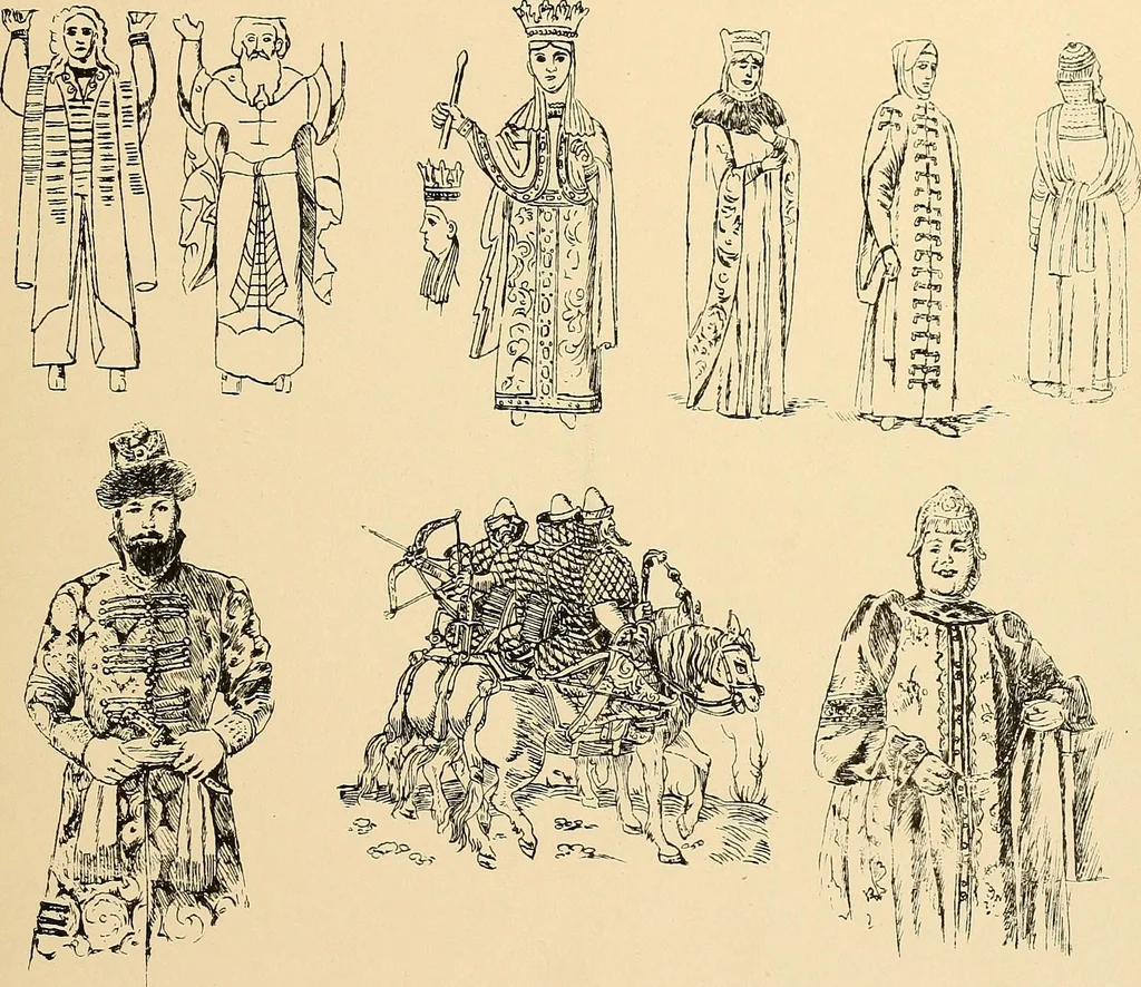 An illustration from Geschichte des Kostüms, 1905, leaf 213