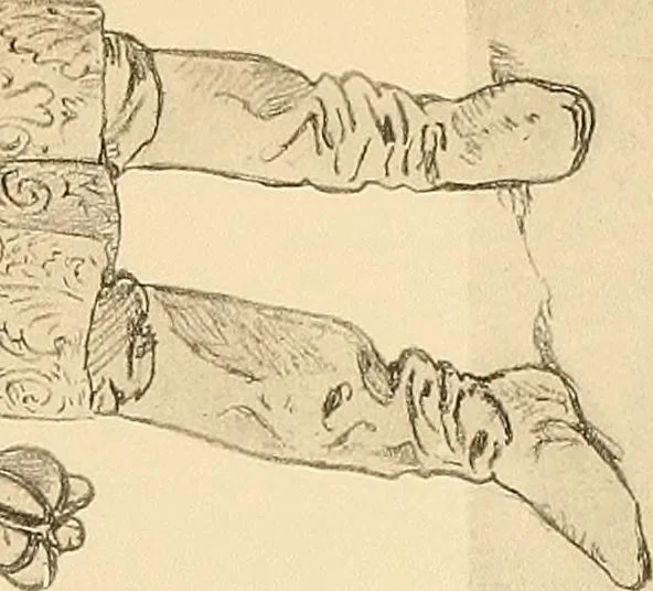 An illustration from Geschichte des Kostüms, 1905, leaf 217