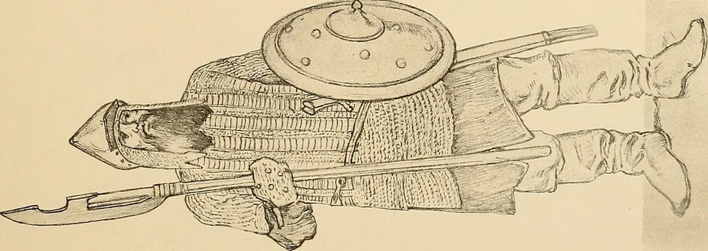 An illustration from Geschichte des Kostüms, 1905, leaf 217