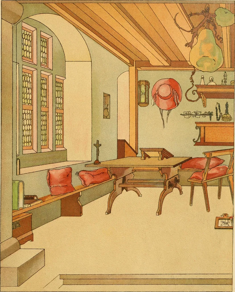 An illustration from Geschichte des Kostüms, 1905, leaf 23
