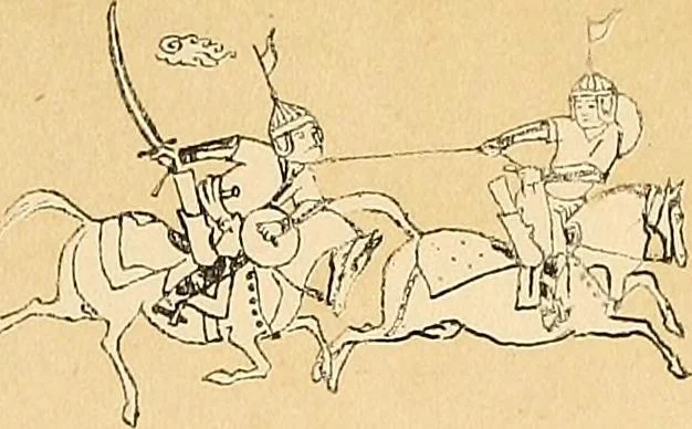 An illustration from Geschichte des Kostüms, 1905, leaf 243
