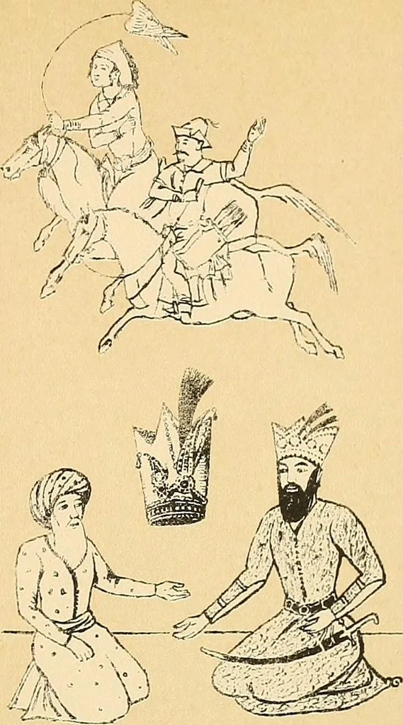 An illustration from Geschichte des Kostüms, 1905, leaf 243