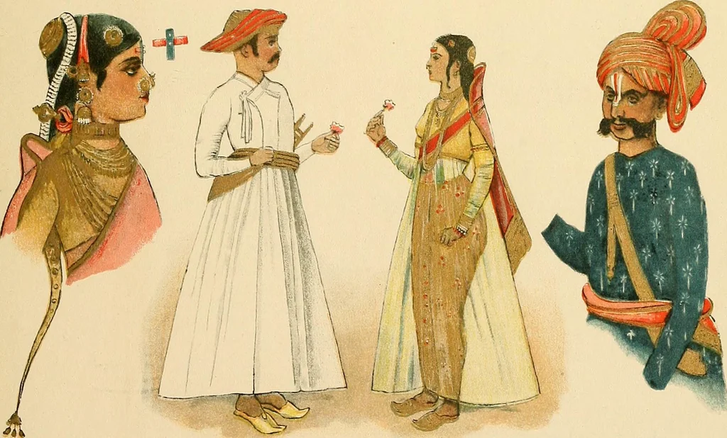 An illustration from Geschichte des Kostüms, 1905, leaf 247