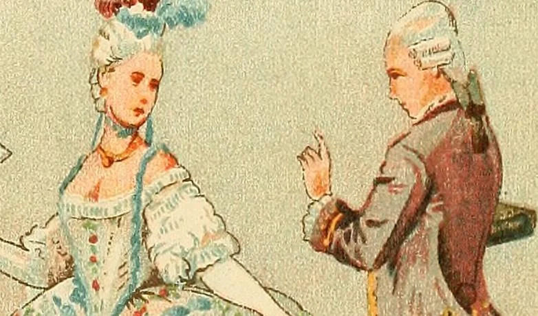 An illustration from Geschichte des Kostüms, 1905, leaf 259