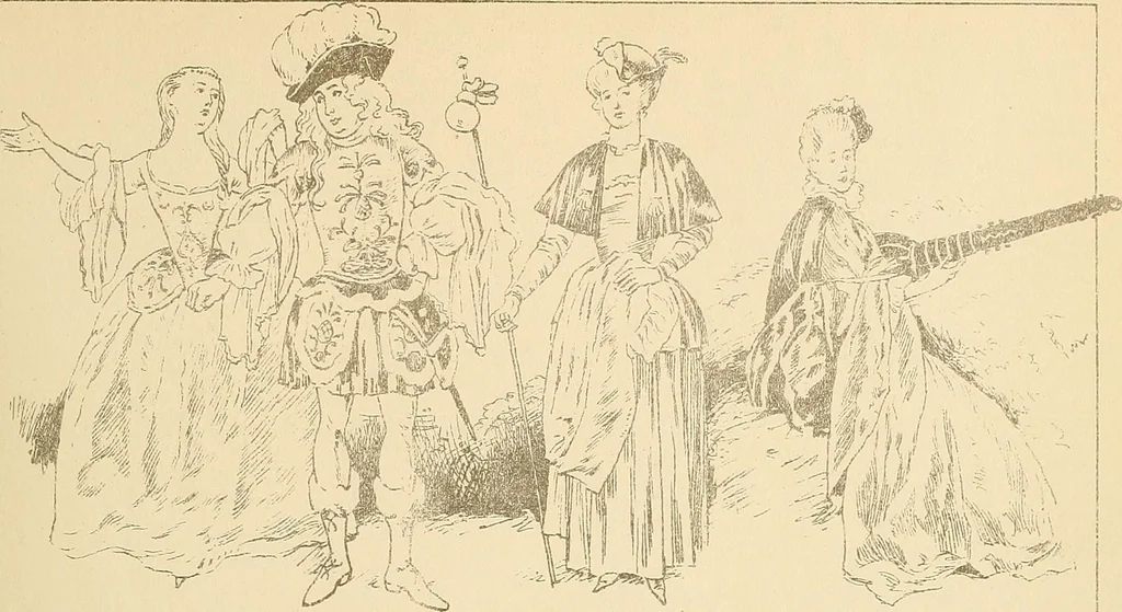 An illustration from Geschichte des Kostüms, 1905, leaf 267