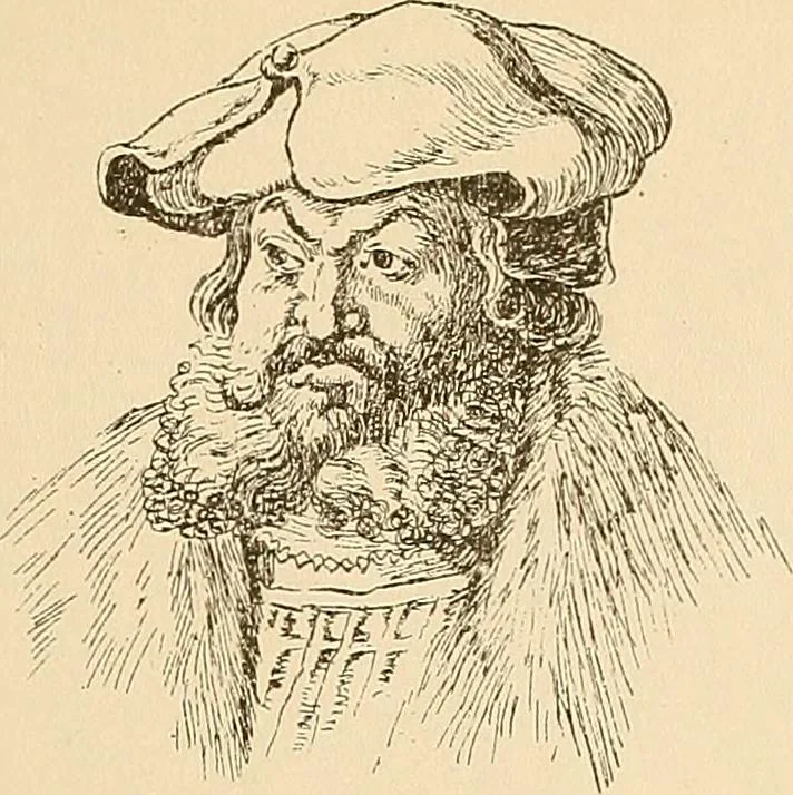 An illustration from Geschichte des Kostüms, 1905, leaf 27