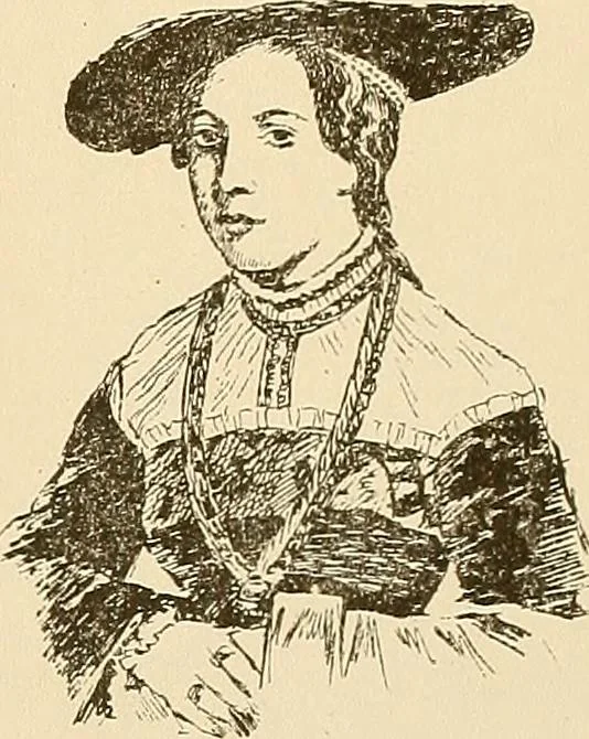 An illustration from Geschichte des Kostüms, 1905, leaf 27