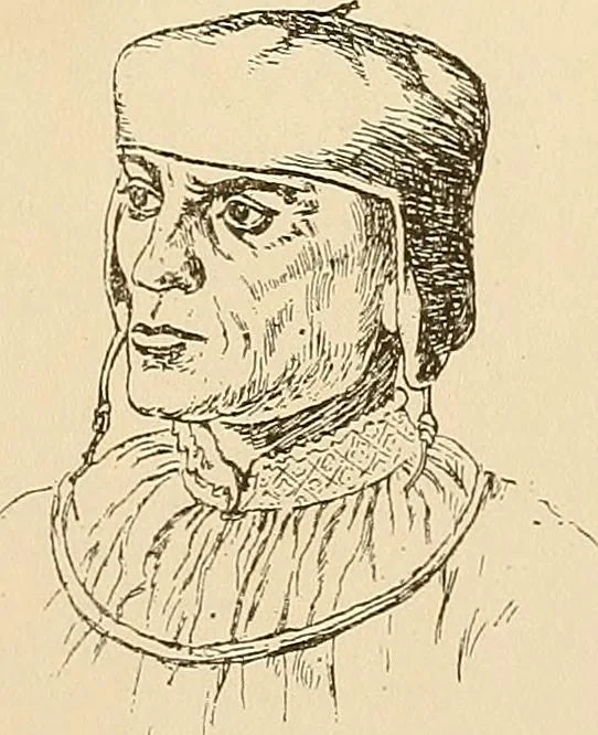 An illustration from Geschichte des Kostüms, 1905, leaf 27