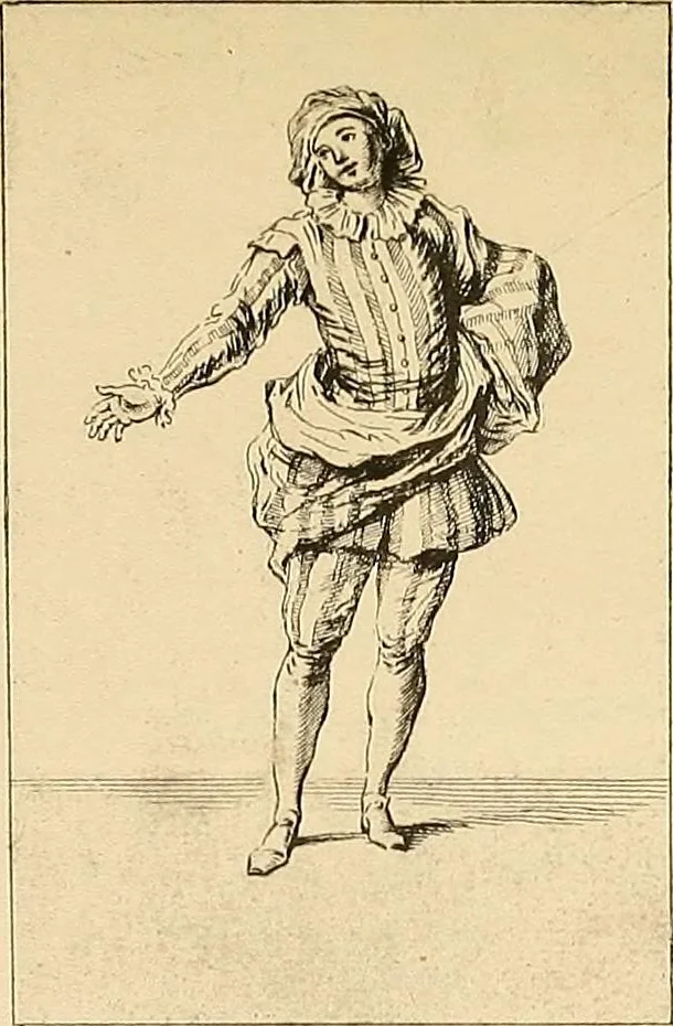 An illustration from Geschichte des Kostüms, 1905, leaf 273