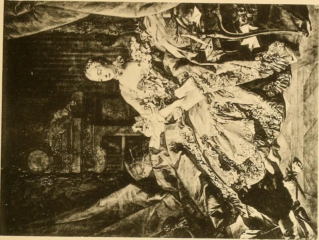 An illustration from Geschichte des Kostüms, 1905, leaf 281