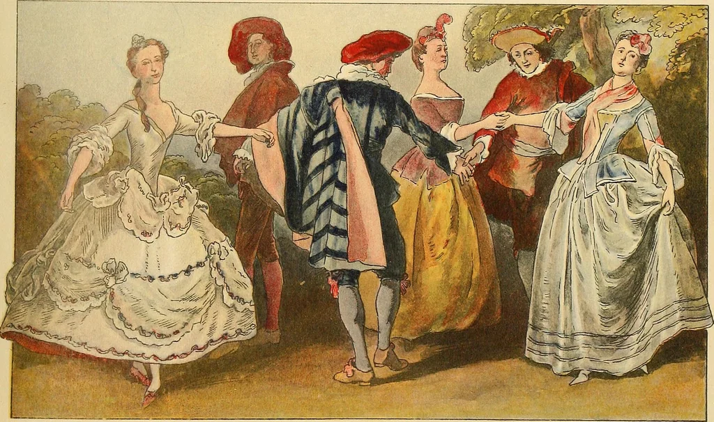 An illustration from Geschichte des Kostüms, 1905, leaf 285