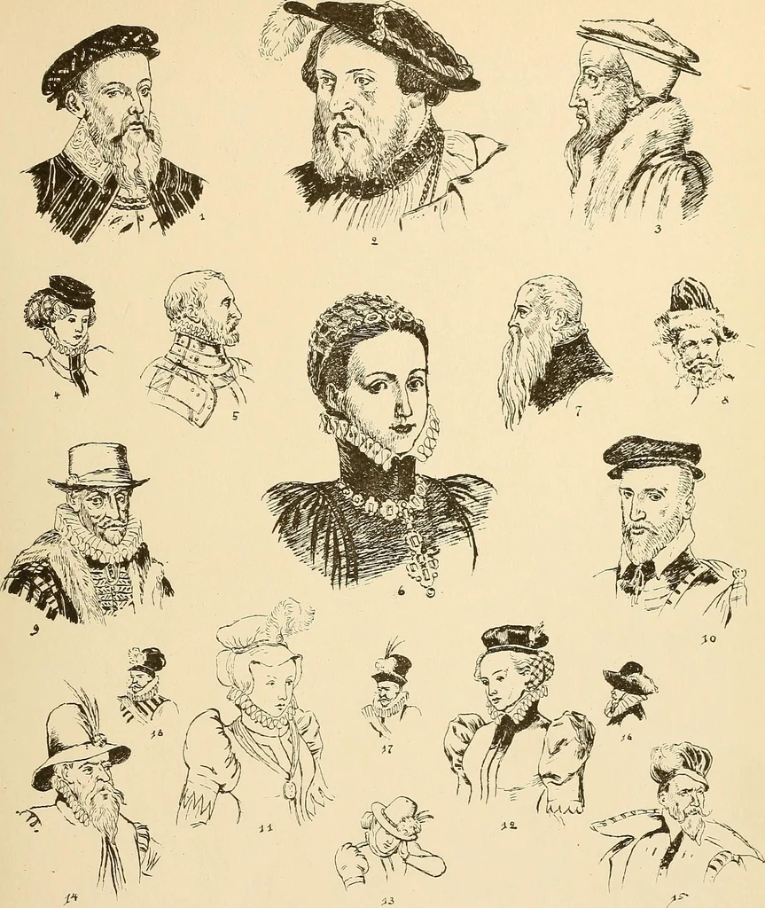 An illustration from Geschichte des Kostüms, 1905, leaf 31