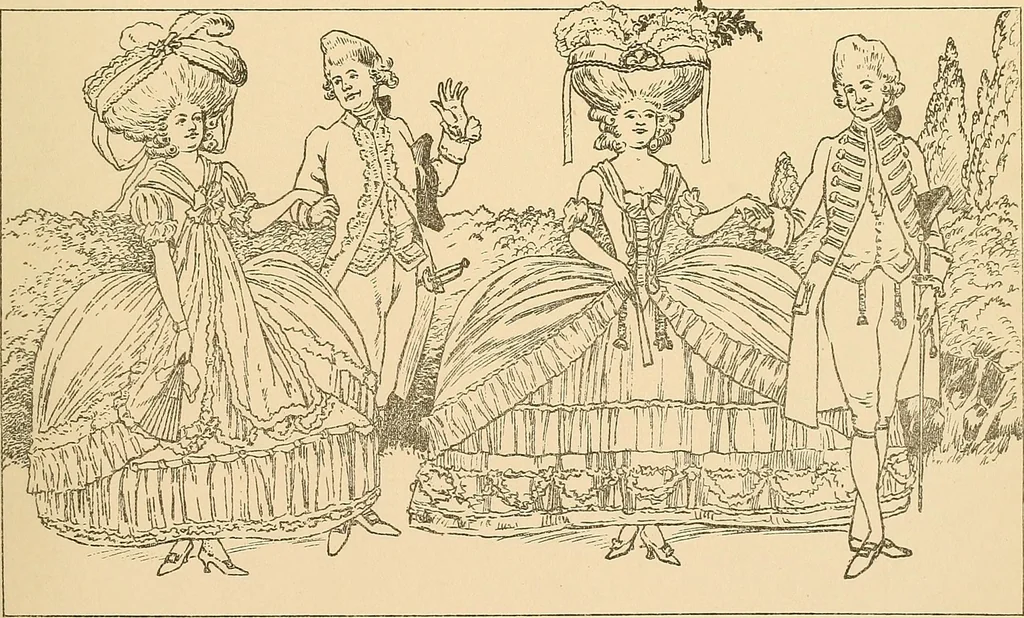 An illustration from Geschichte des Kostüms, 1905, leaf 331