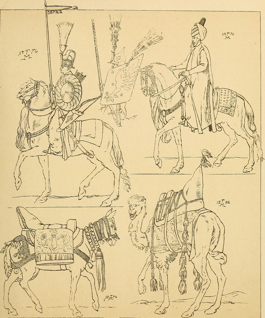 An illustration from Geschichte des Kostüms, 1905, leaf 43