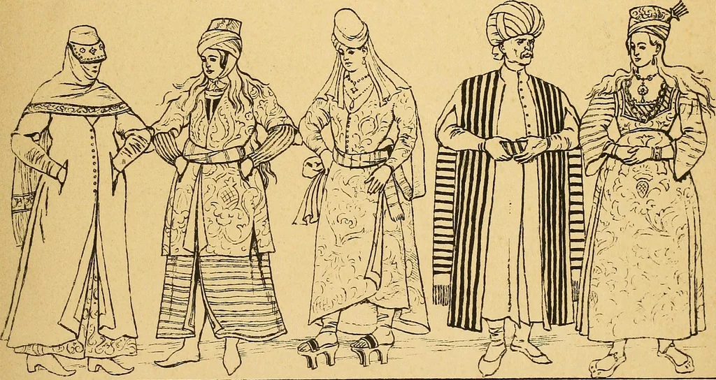 An illustration from Geschichte des Kostüms, 1905, leaf 47