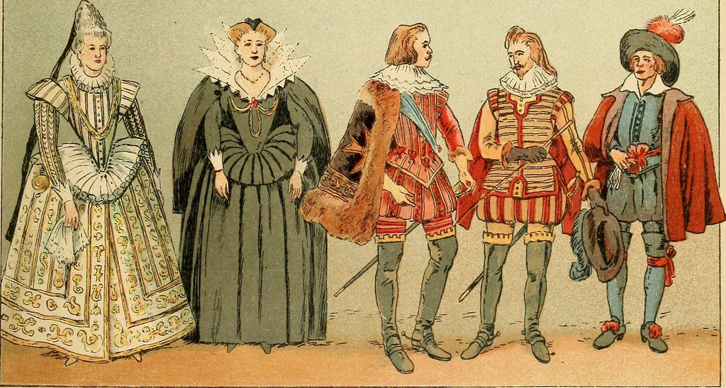 An illustration from Geschichte des Kostüms, 1905, leaf 51